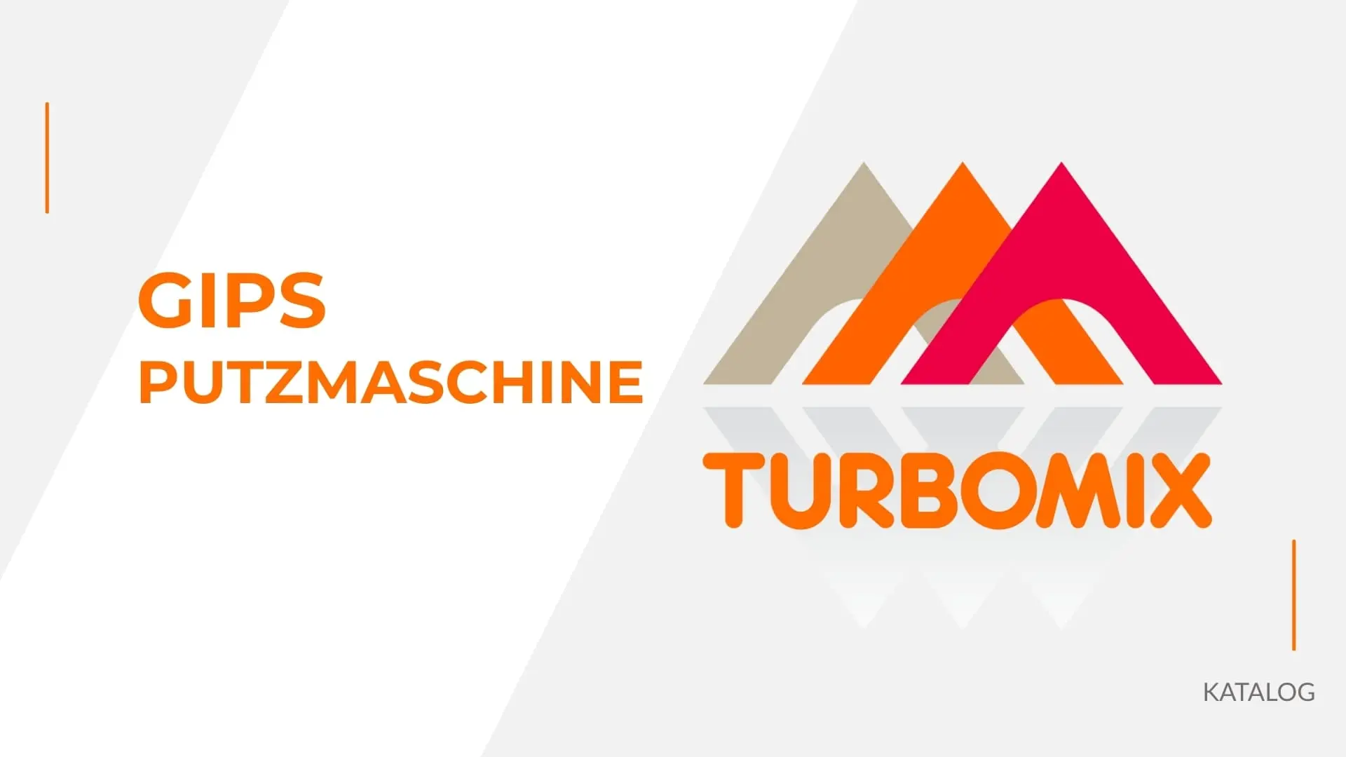 Turbomix Gips Putzmaschinen Katalog