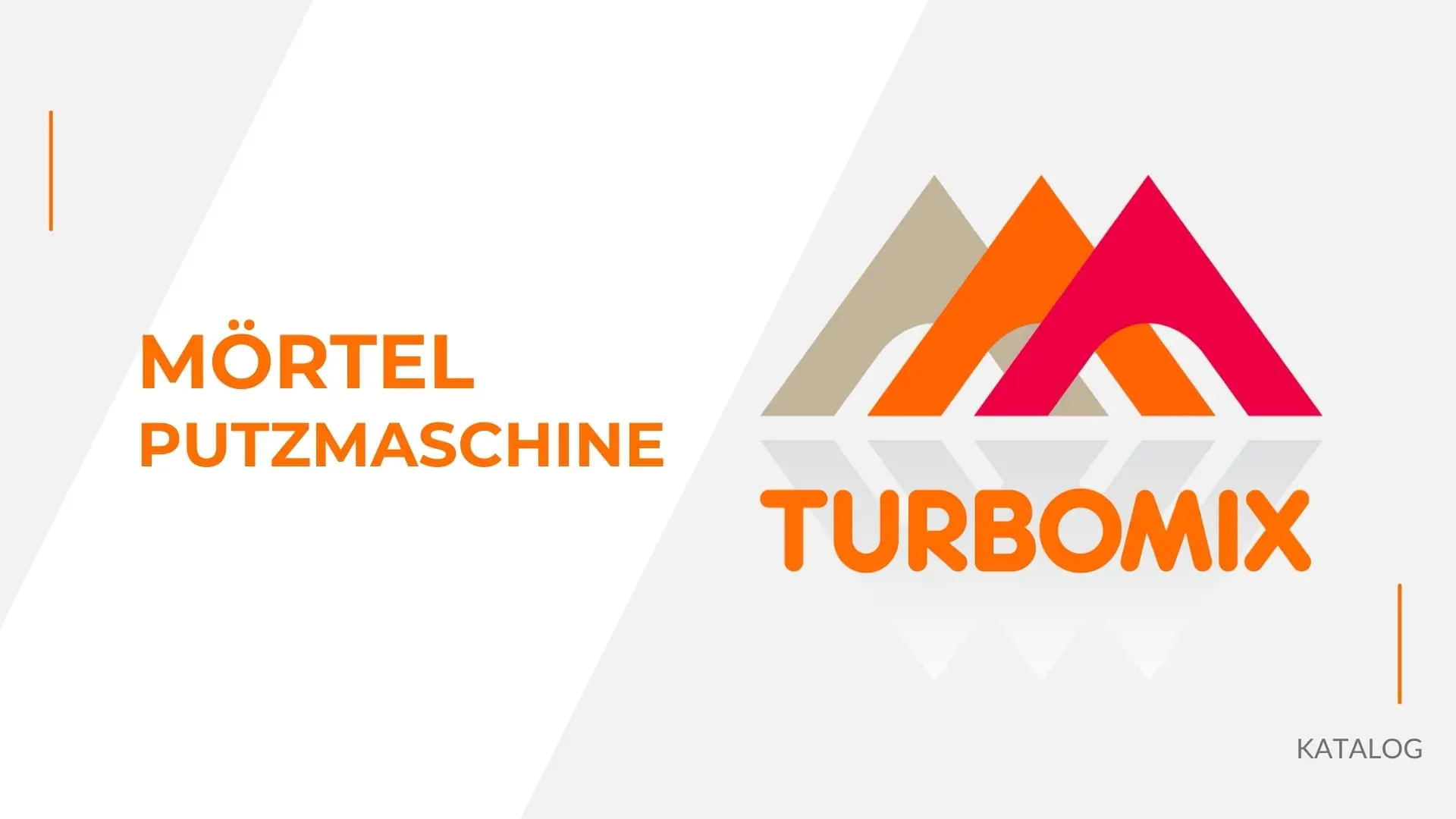 Turbomix Mörtel Putzmaschinen Katalog